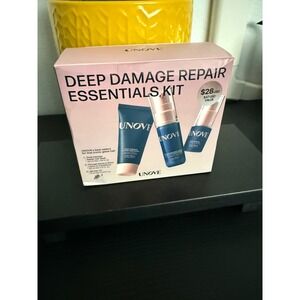UNOVE Deep Damage Repair Essentials Kit Hair Mask Leave-In Conditioner Silk Oil